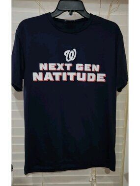 WASHINGTON NATIONALS sga 2025 Tee Next Gen Natitude Schedule unisex adult Large